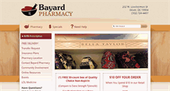 Desktop Screenshot of bayardrx.com
